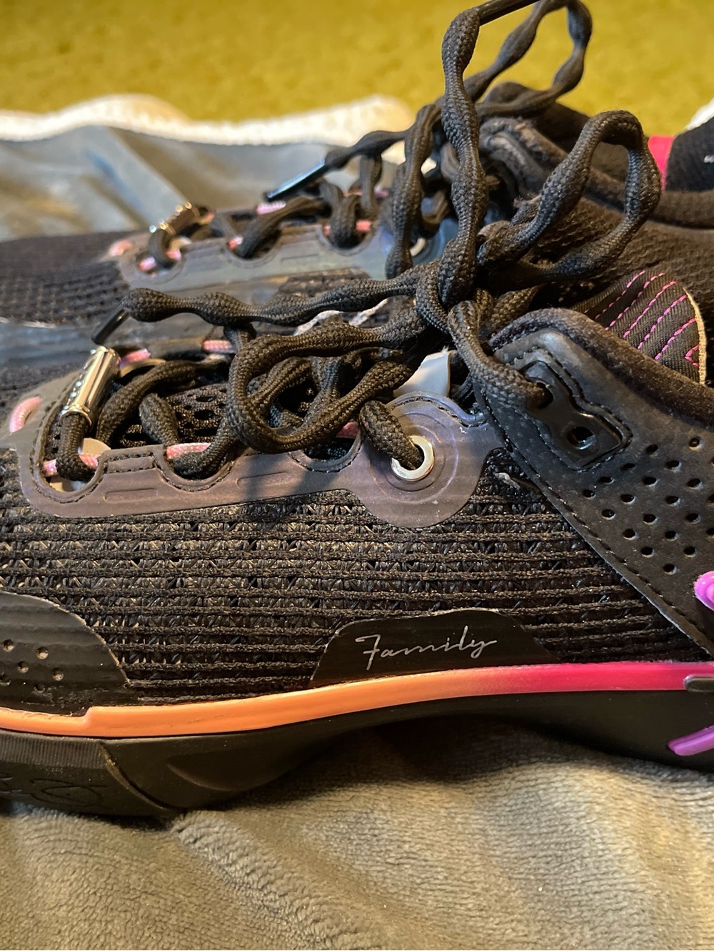 Li-Ning Wade Shadow 6 "Sunrise" Black Size 9 Excellent